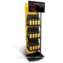 Wine Store Floor Standing Custom Logo Handelsbefestigung Metal Beer Merchandiser Pop Displays Stand